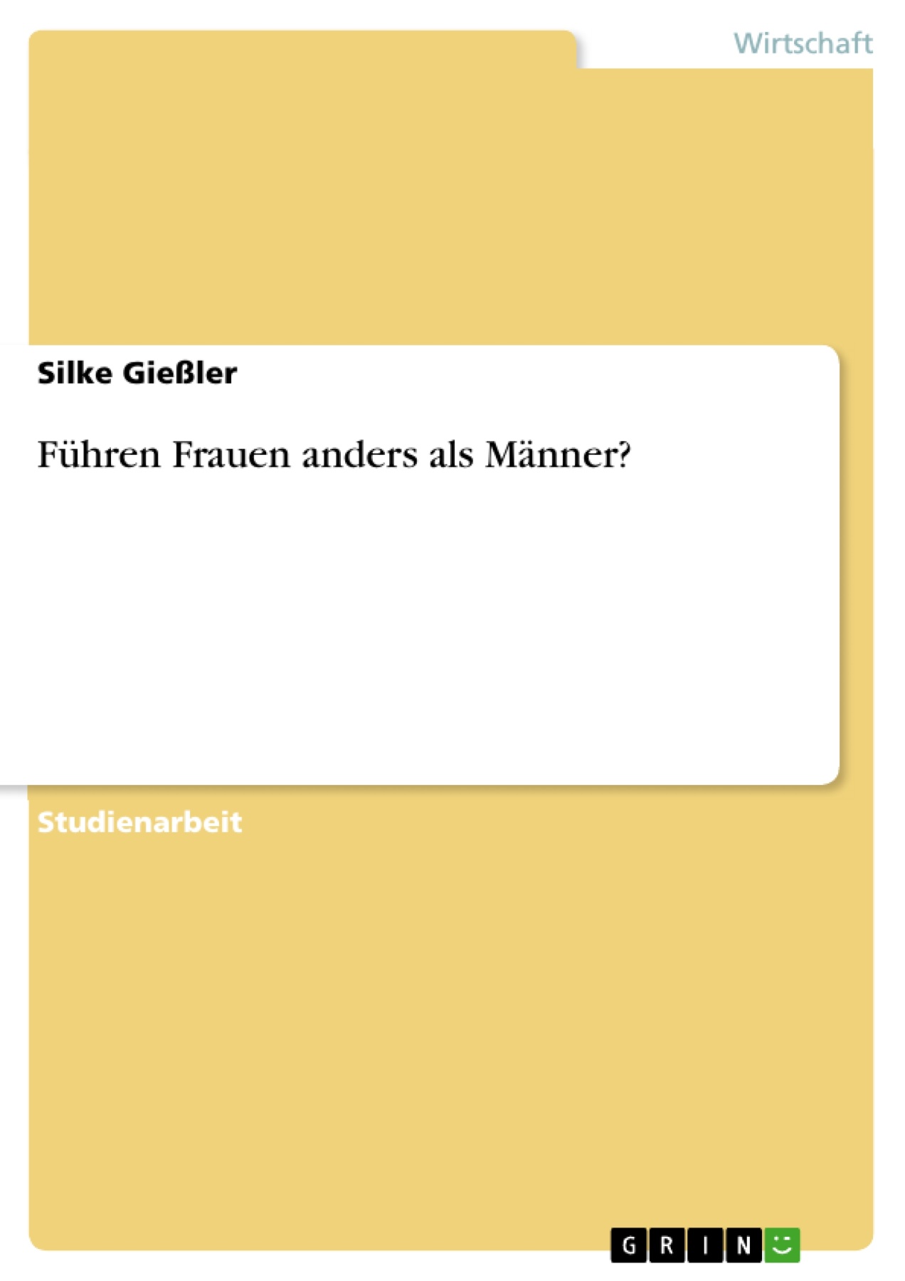 Führen Frauen anders als Männer?