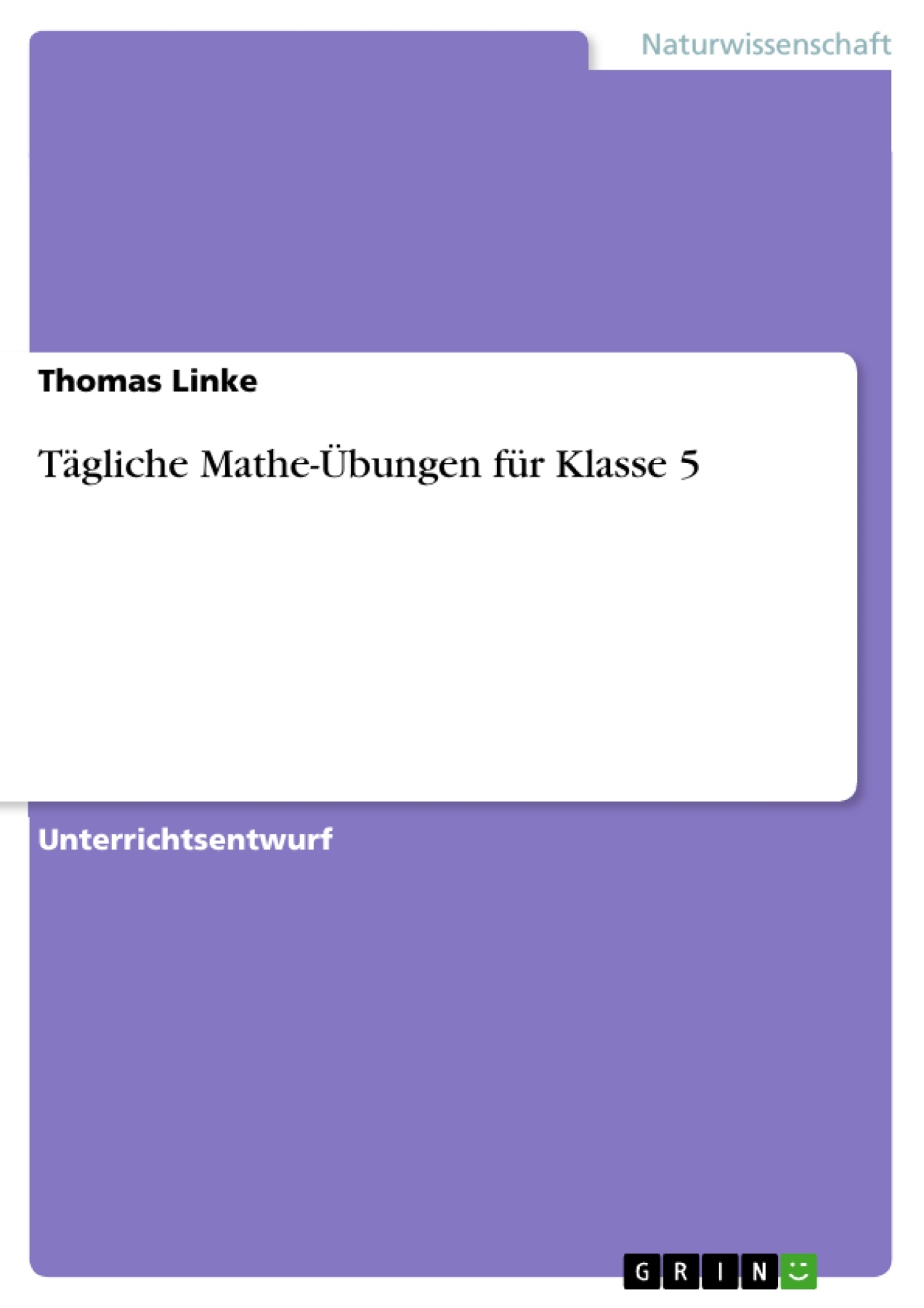 Tägliche Mathe-Übungen für Klasse 5