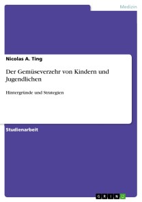 Der Gemüseverzehr von Kindern und Jugendlichen