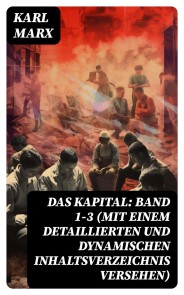 Das Kapital: Band 1-3 (Mit einem detaillierten und dynamischen Inhaltsverzeichnis versehen)