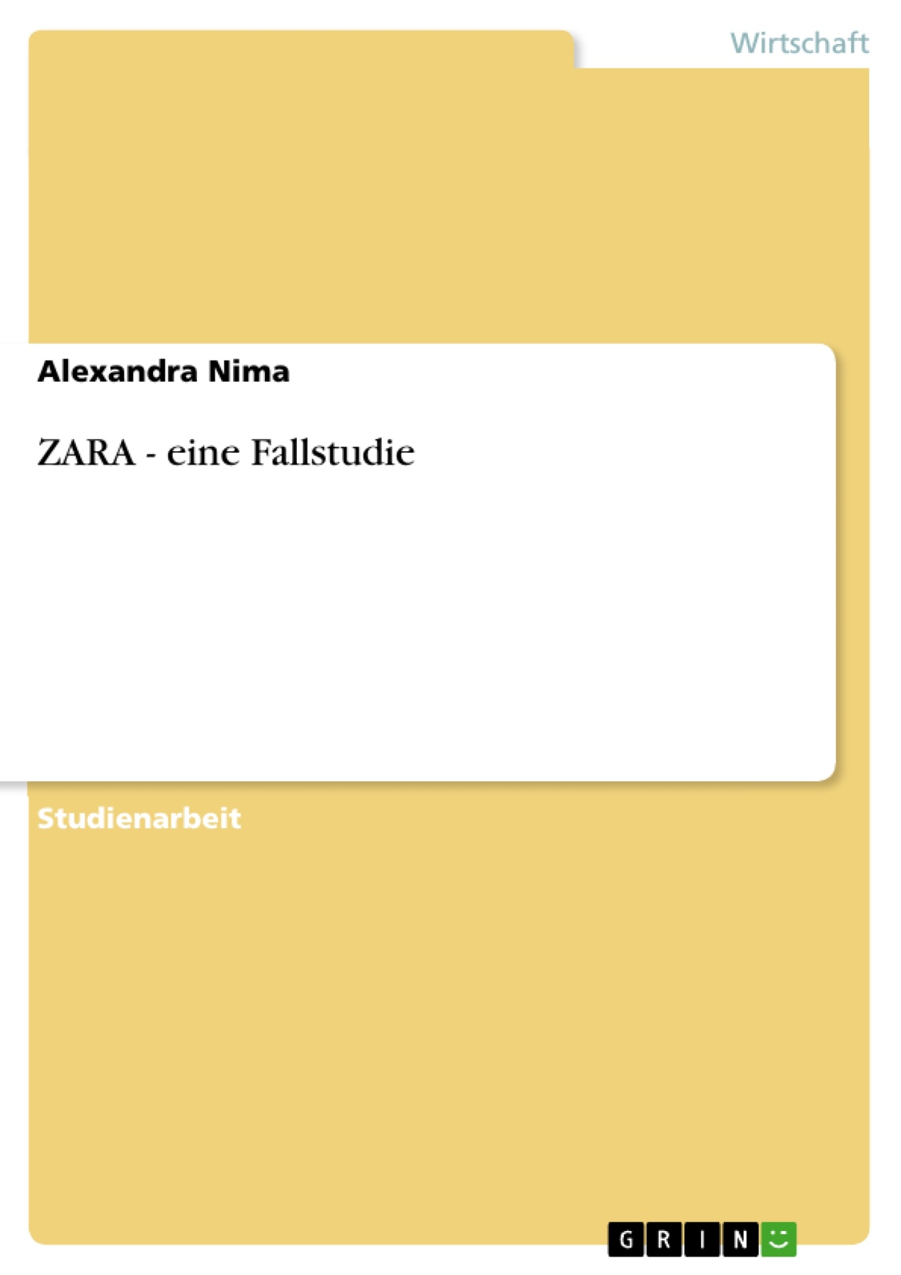 ZARA - eine Fallstudie