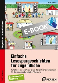 Einfache Lesespurgeschichten für Jugendliche
