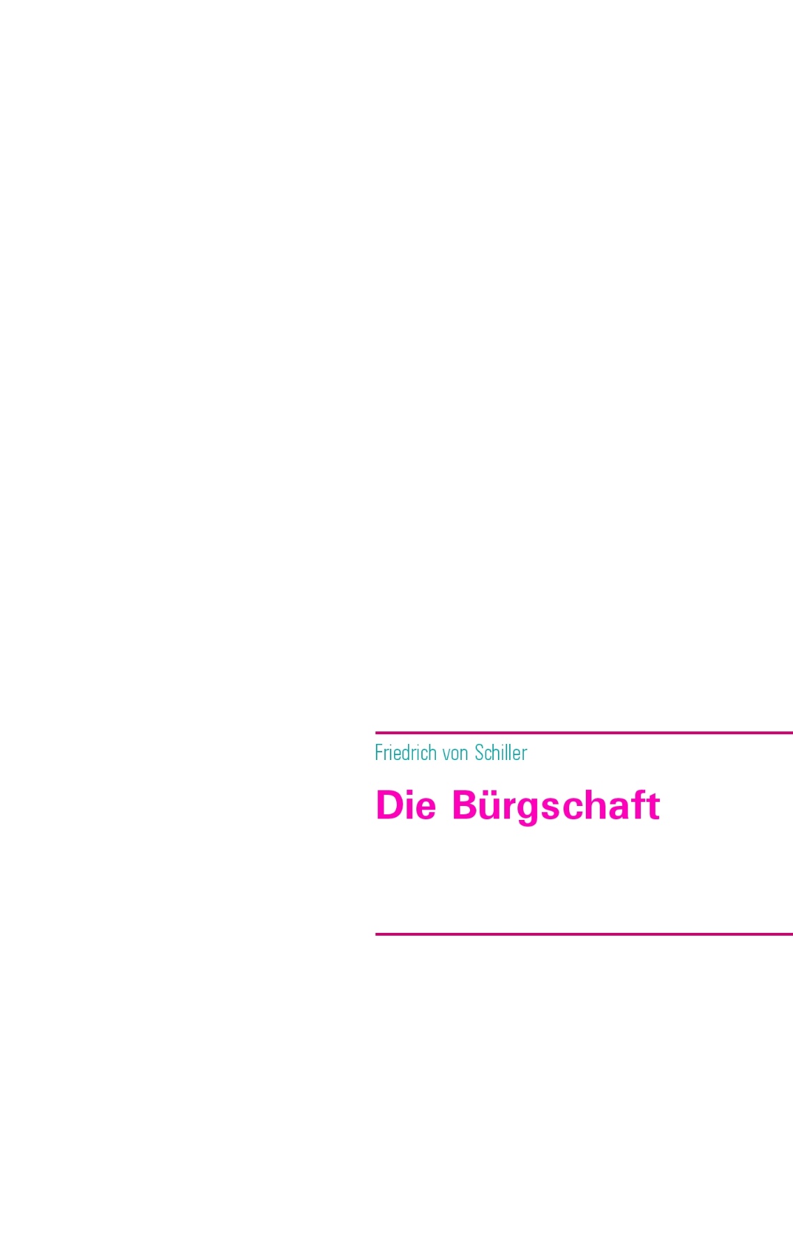 Die Bürgschaft