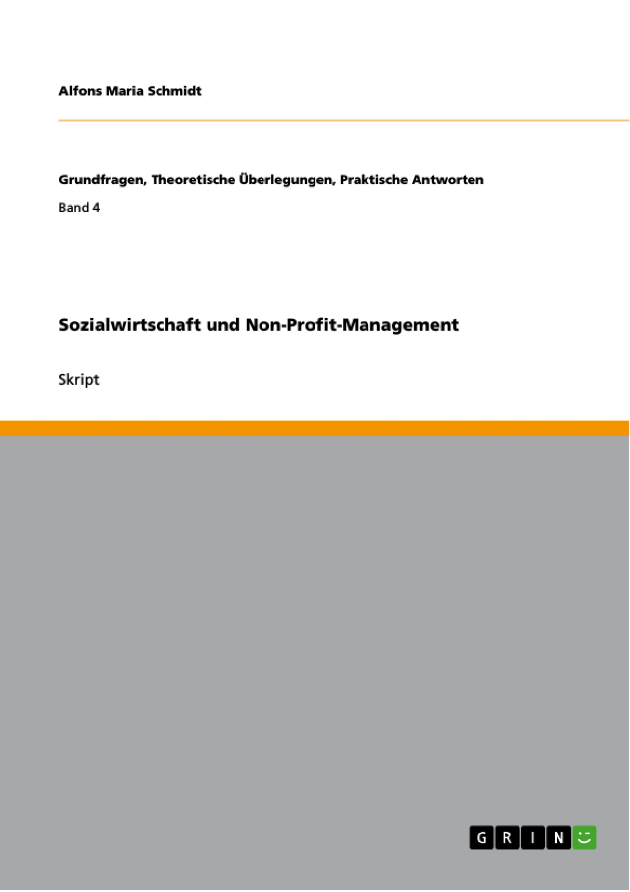 Sozialwirtschaft und Non-Profit-Management