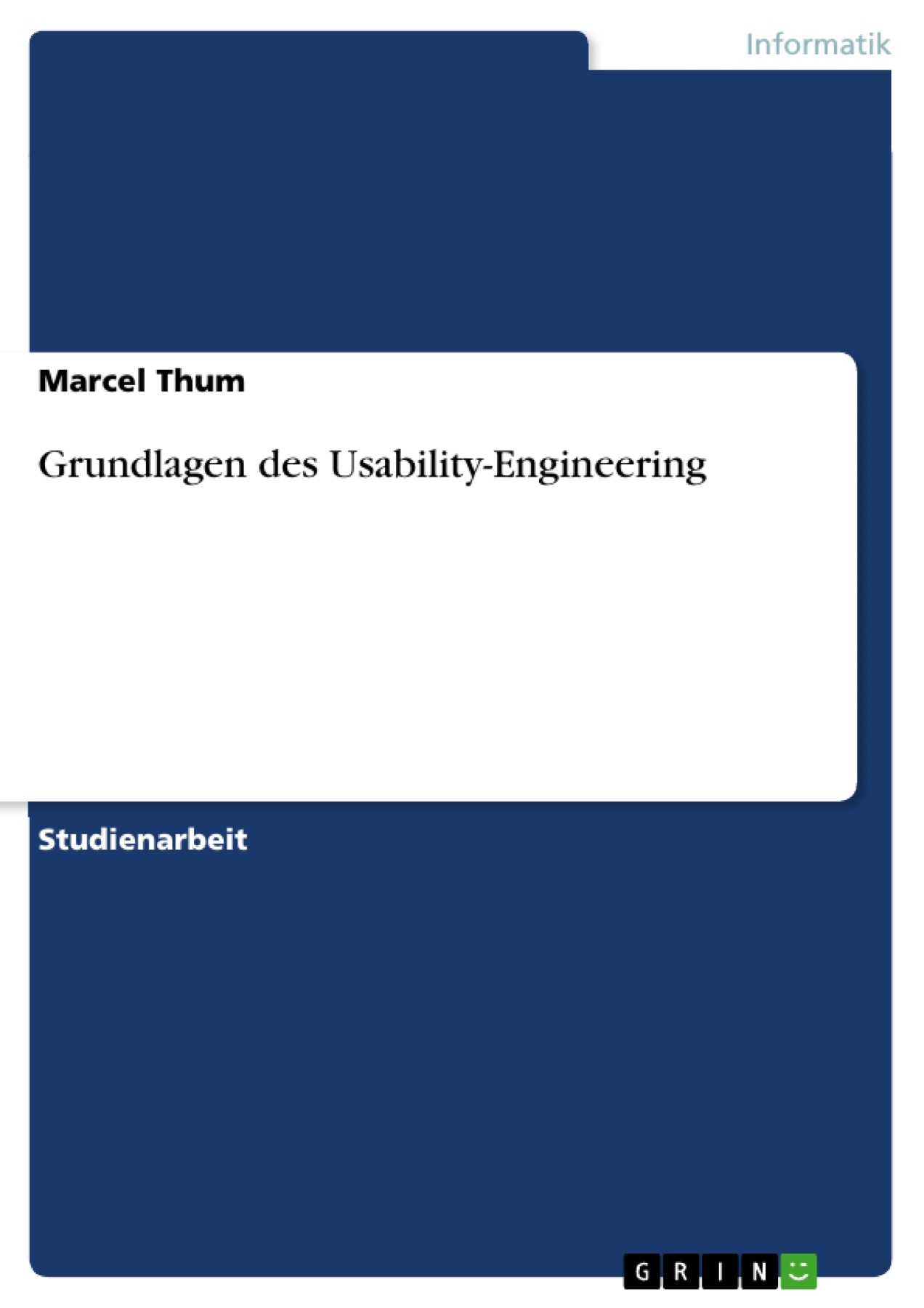 Grundlagen des Usability-Engineering
