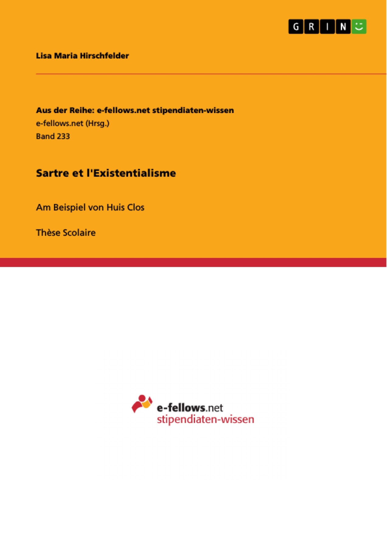 Sartre et l'Existentialisme