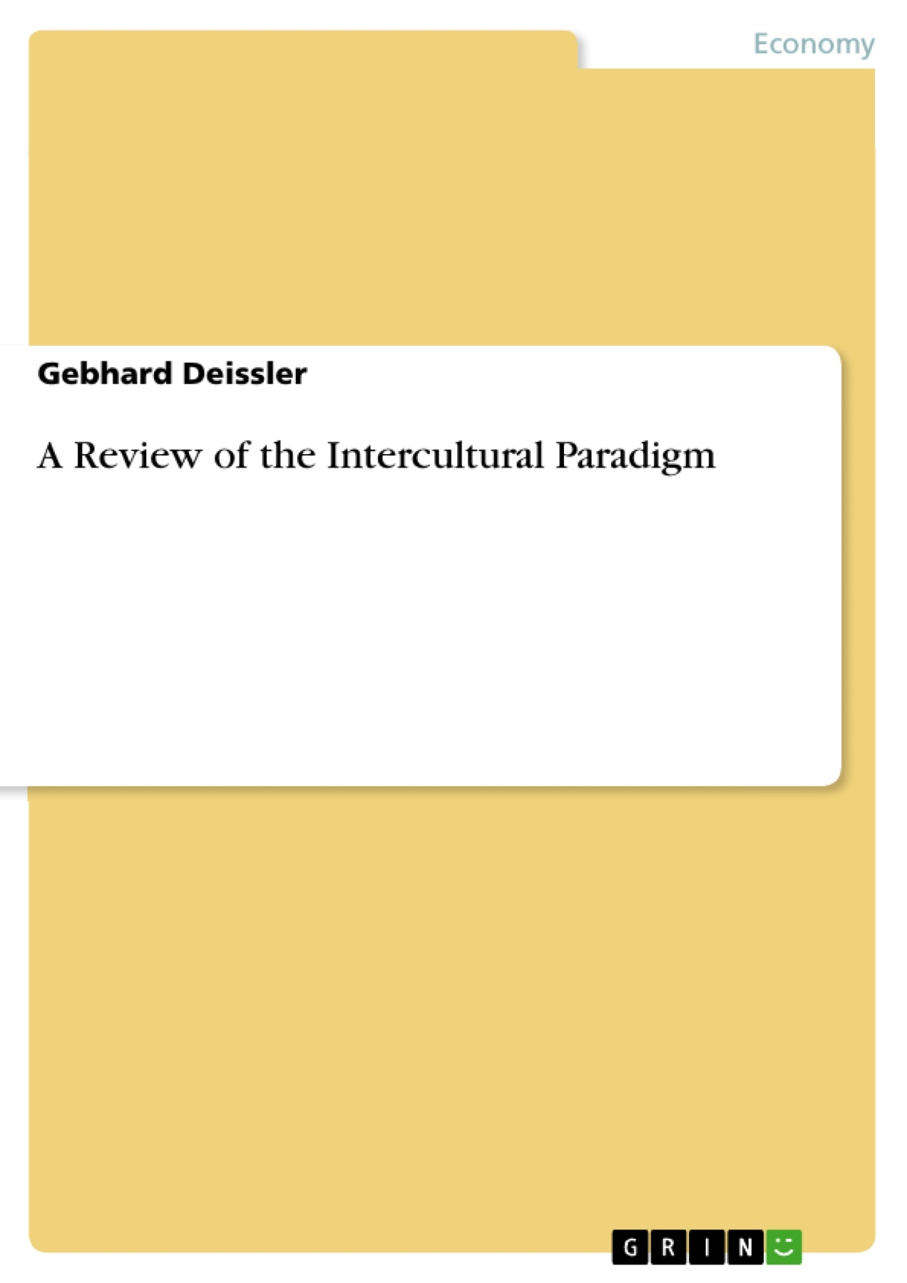 A Review of the Intercultural Paradigm