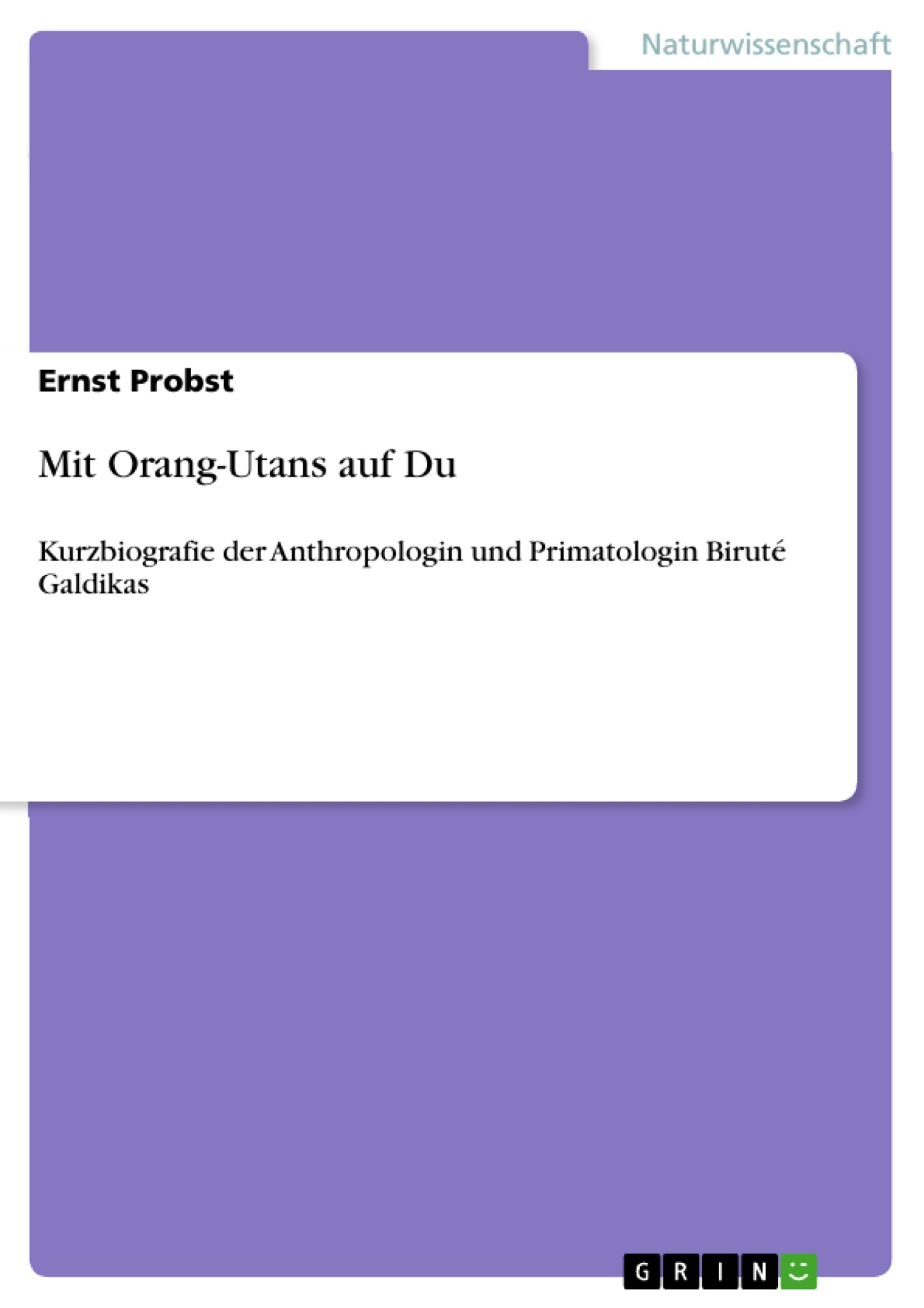 Mit Orang-Utans auf Du