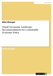 Nepal's Economic Landscape: Recommendations for a sustainable Economic Policy
