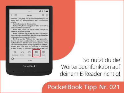 Wie nutzt du die Wörterbuchfunktion auf deinem E-Reader richtig